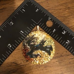 Handmade Cobalion resin charm